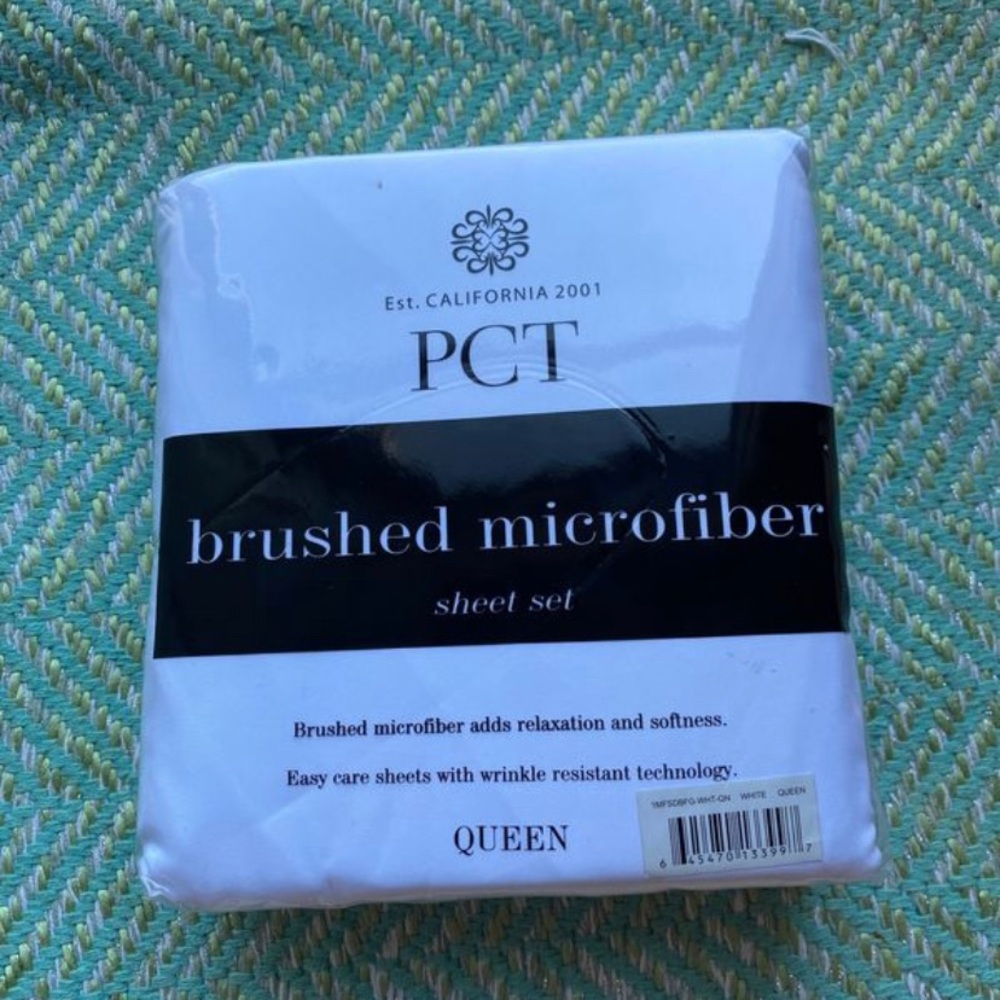 Pure white queen sheets